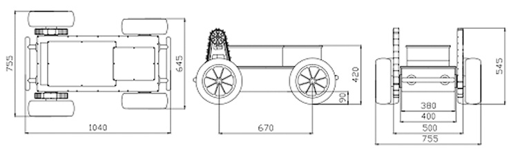 轮式机器人底盘