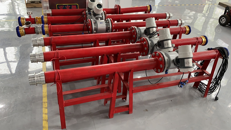 消防机器人流量检测装置