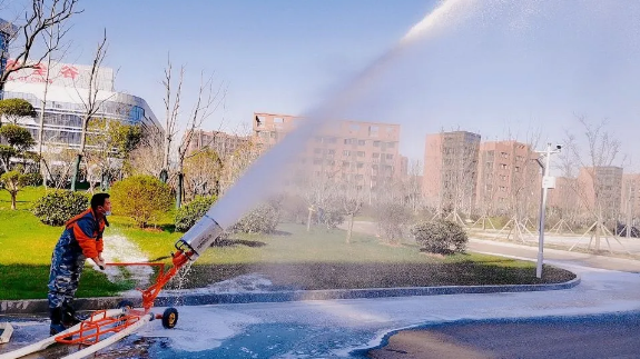 【又见飞雪，飘于智能装备】手持式、推车式中倍泡沫发生器（两款）