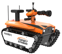 防爆消防灭火侦察机器人（D6中型，全功能款，双向语音对讲+语音控制+漏电探测+火焰识别+自主跟随+半自住行走）