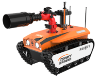 防爆消防灭火侦察机器人（D6重型，全功能款，双向语音对讲+语音控制+漏电探测+火焰识别+自主跟随+半自住行走）